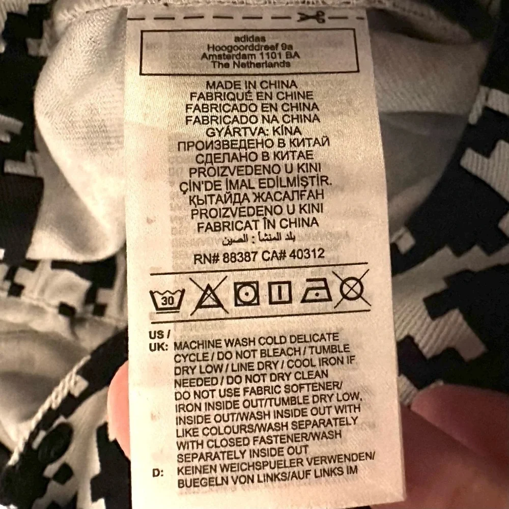 Adidas Ivy Park Beyoncé Halls of Ivy Kids Denim Houndstooth Jumpsuit S 10 Girl